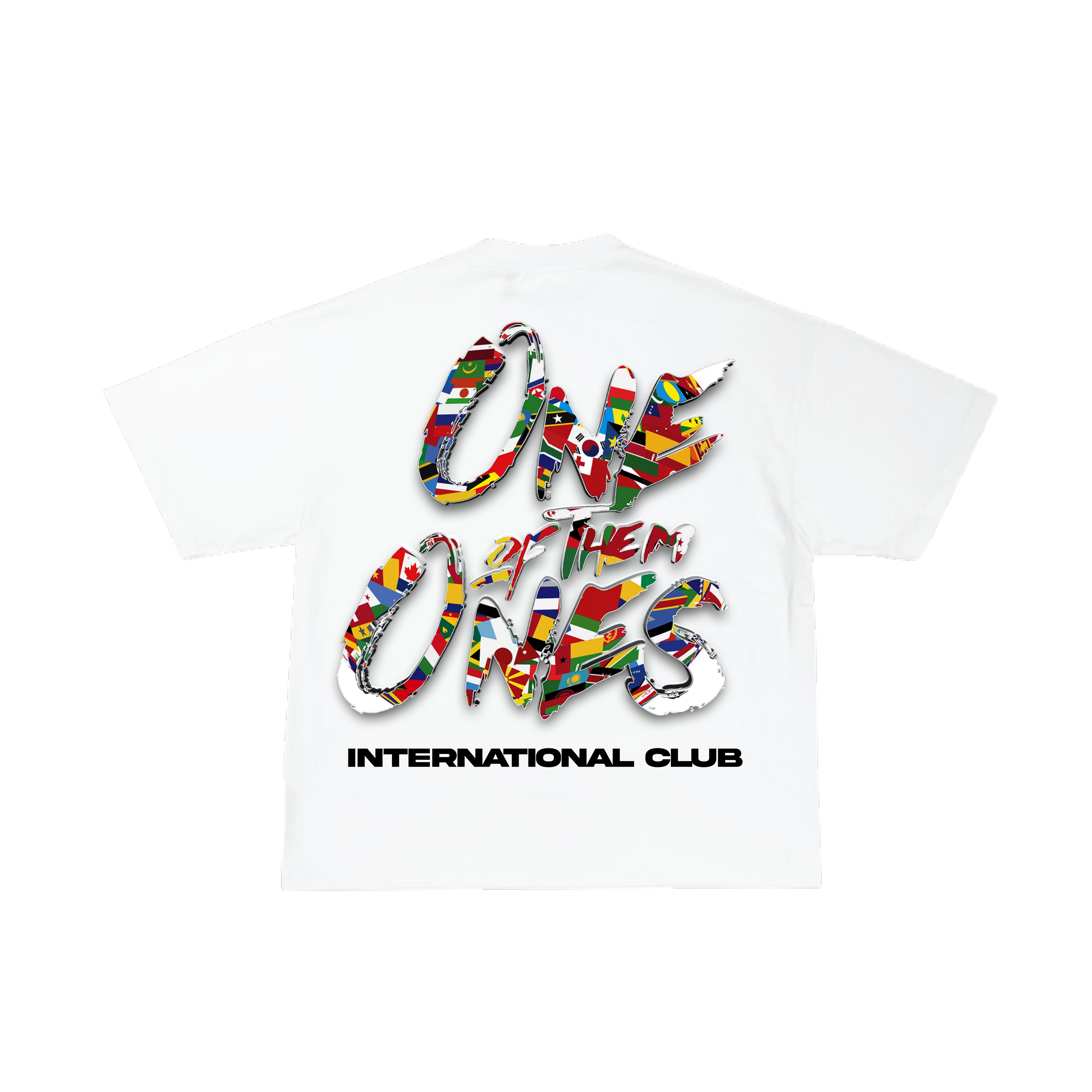 Organik Lyfestyle - 1OFTHEM1's International Club - White T-Shirt
