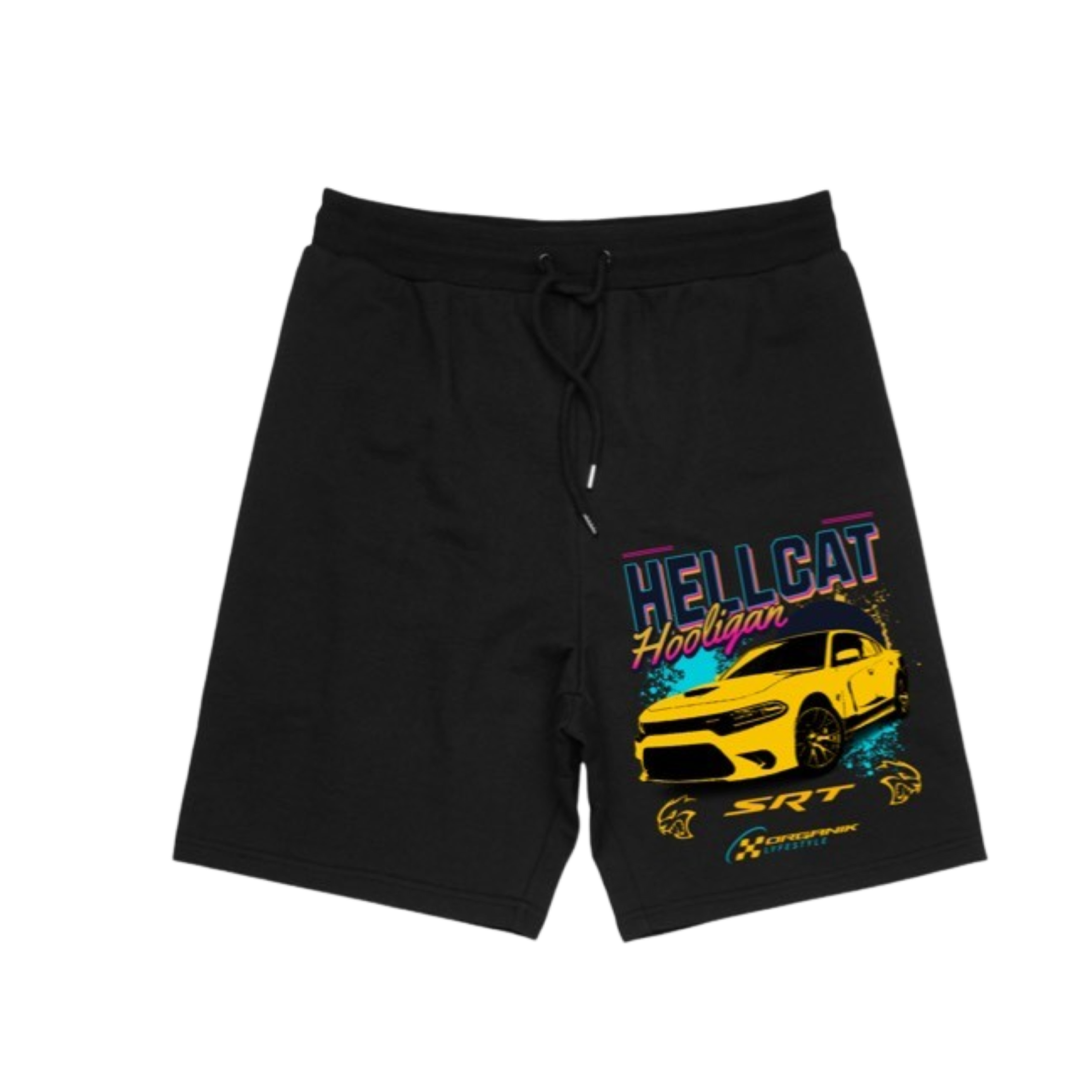 Organik Lyfestyle - Hellcat Hooligan Shorts - Black