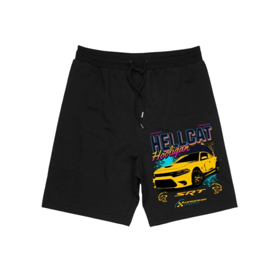 Organik Lyfestyle - Hellcat Hooligan Shorts - Black