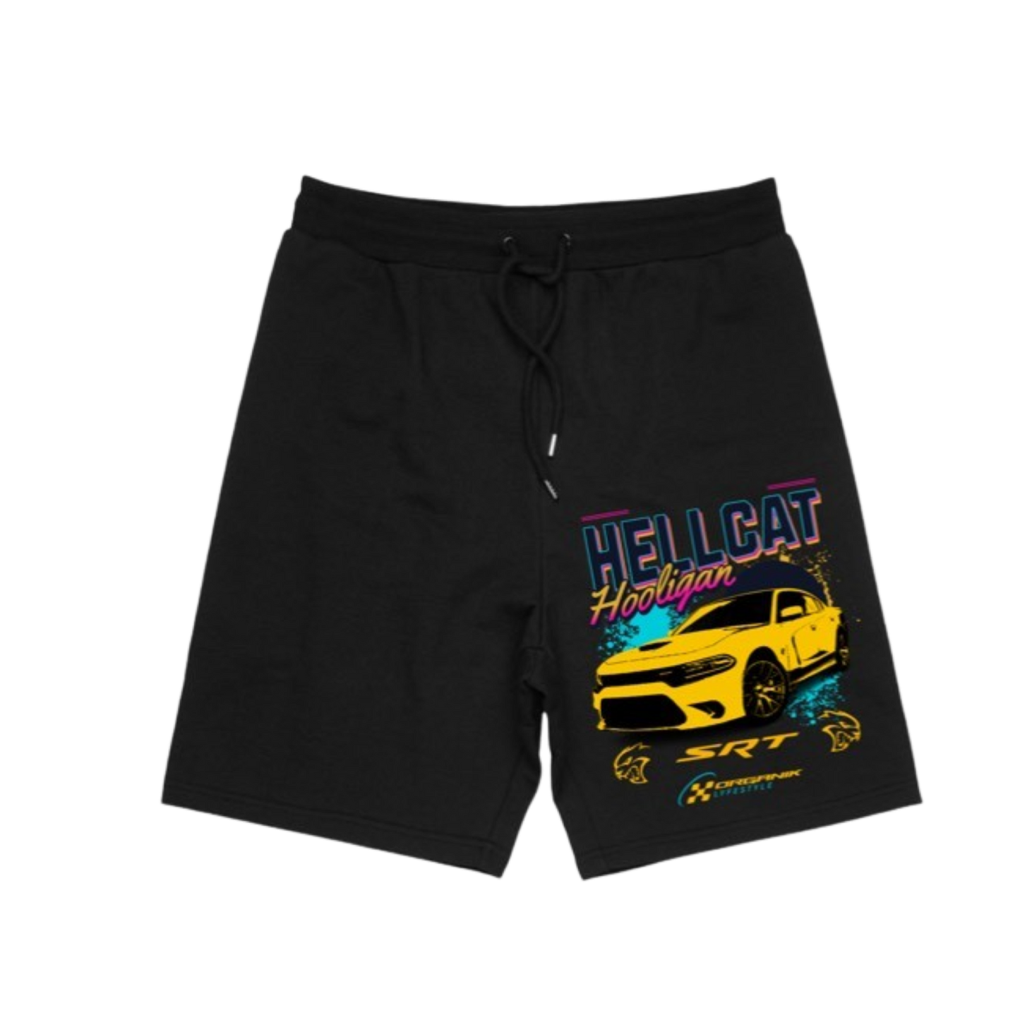 Organik Lyfestyle - Hellcat Hooligan Shorts - Black
