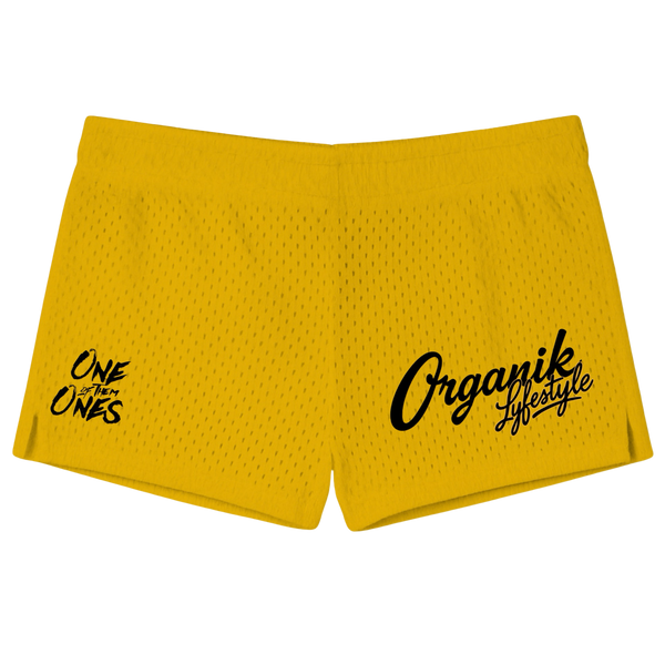 Organik Lyfestyle Woman’s Mesh Shorts - World Domination