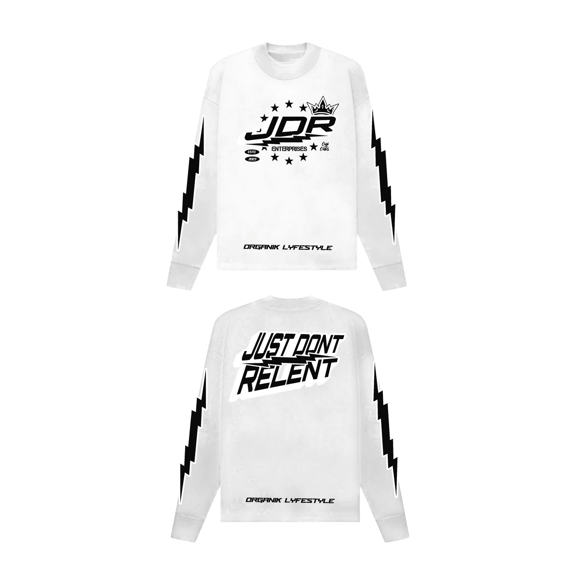 Organik Lyfestyle - JDR White Long Sleeve