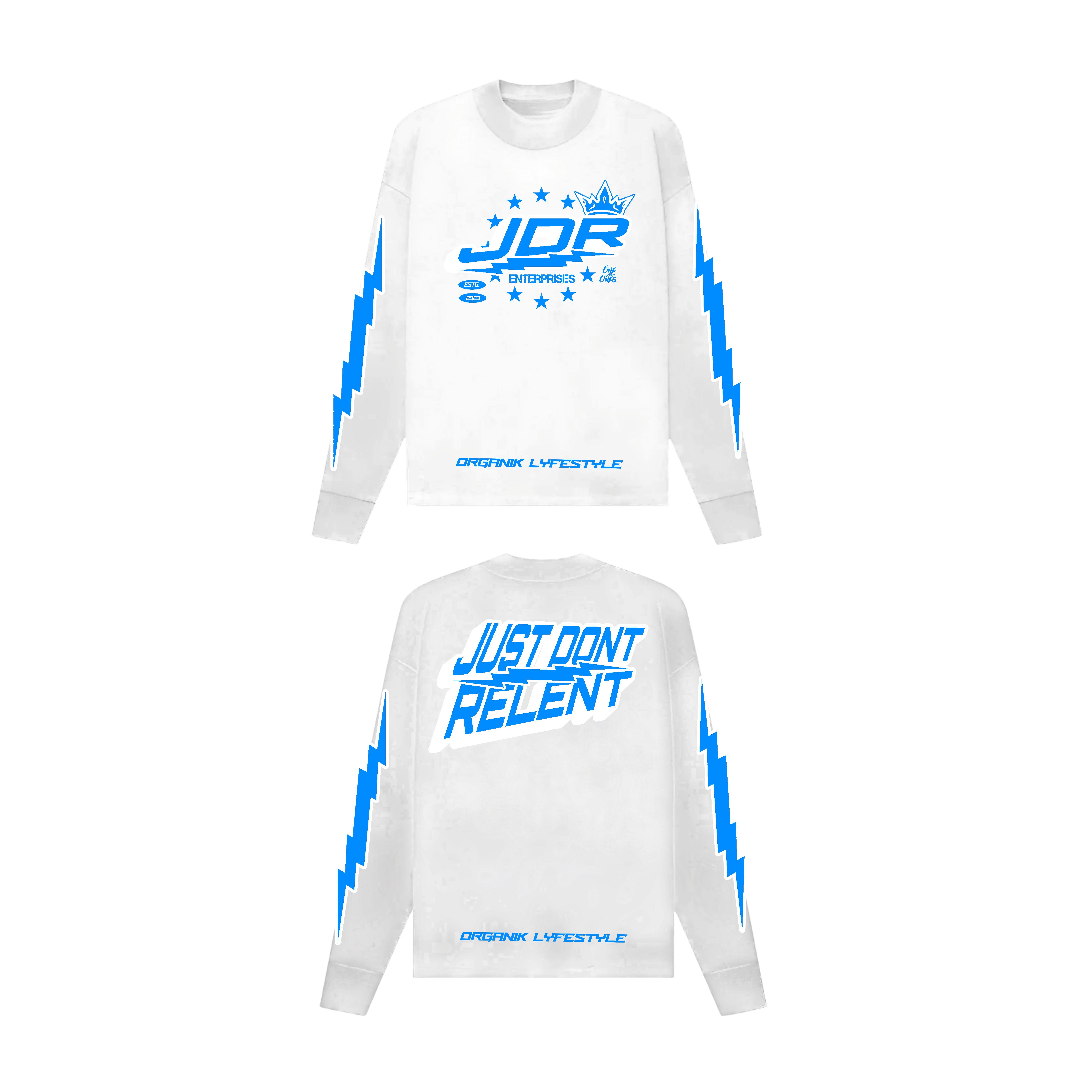 Organik Lyfestyle - JDR White Long Sleeve