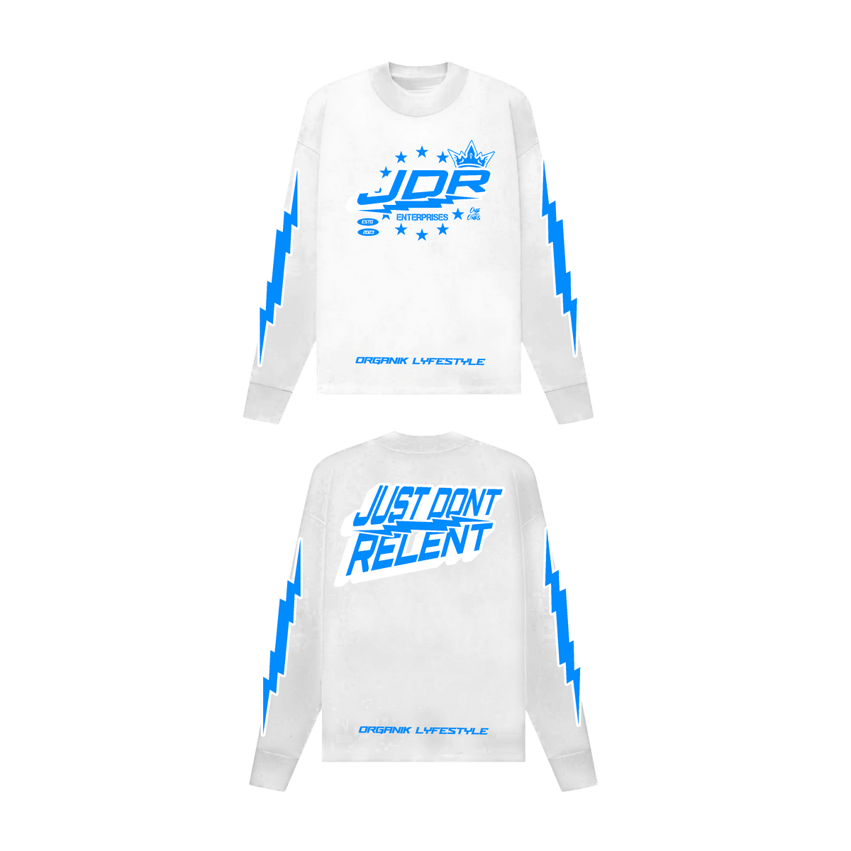 Organik Lyfestyle - JDR White Long Sleeve
