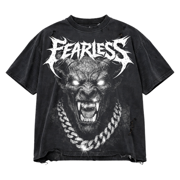 Fearless - Luxury Distressed Edge T-Shirt