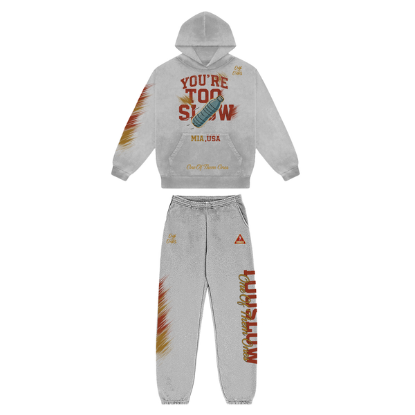 One Of Them Ones - You're Too Slow Heavy Hoodie Set
