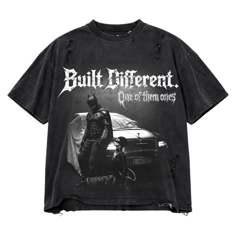 Built Different - Luxury Distressed Edge T-Shirt