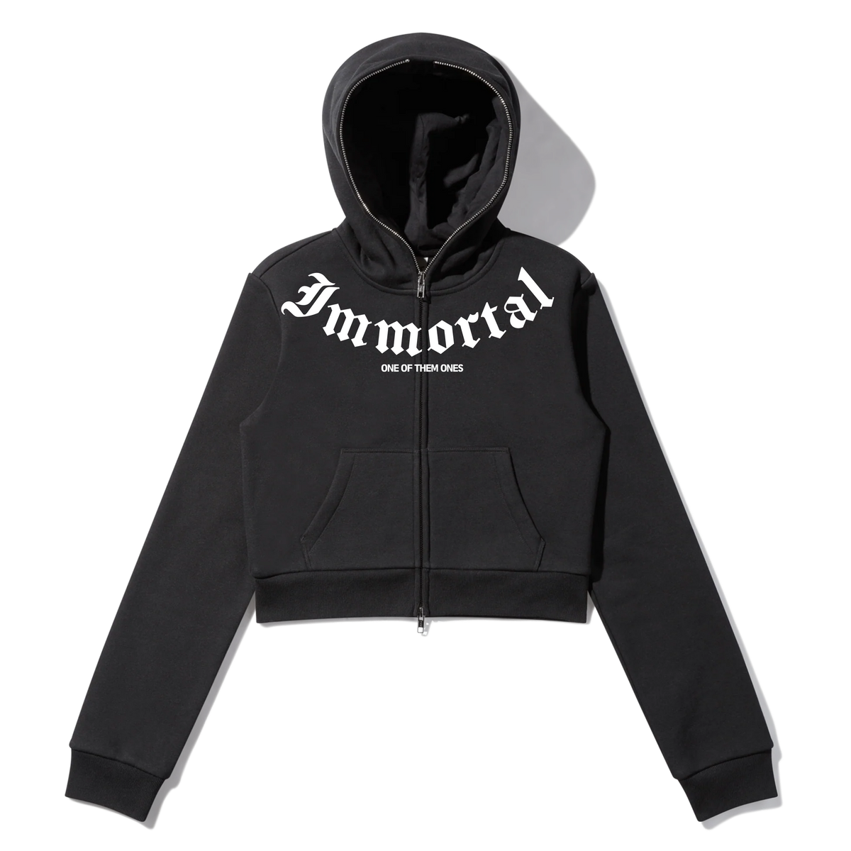 One Of Them Ones Women's Full Zip Crop