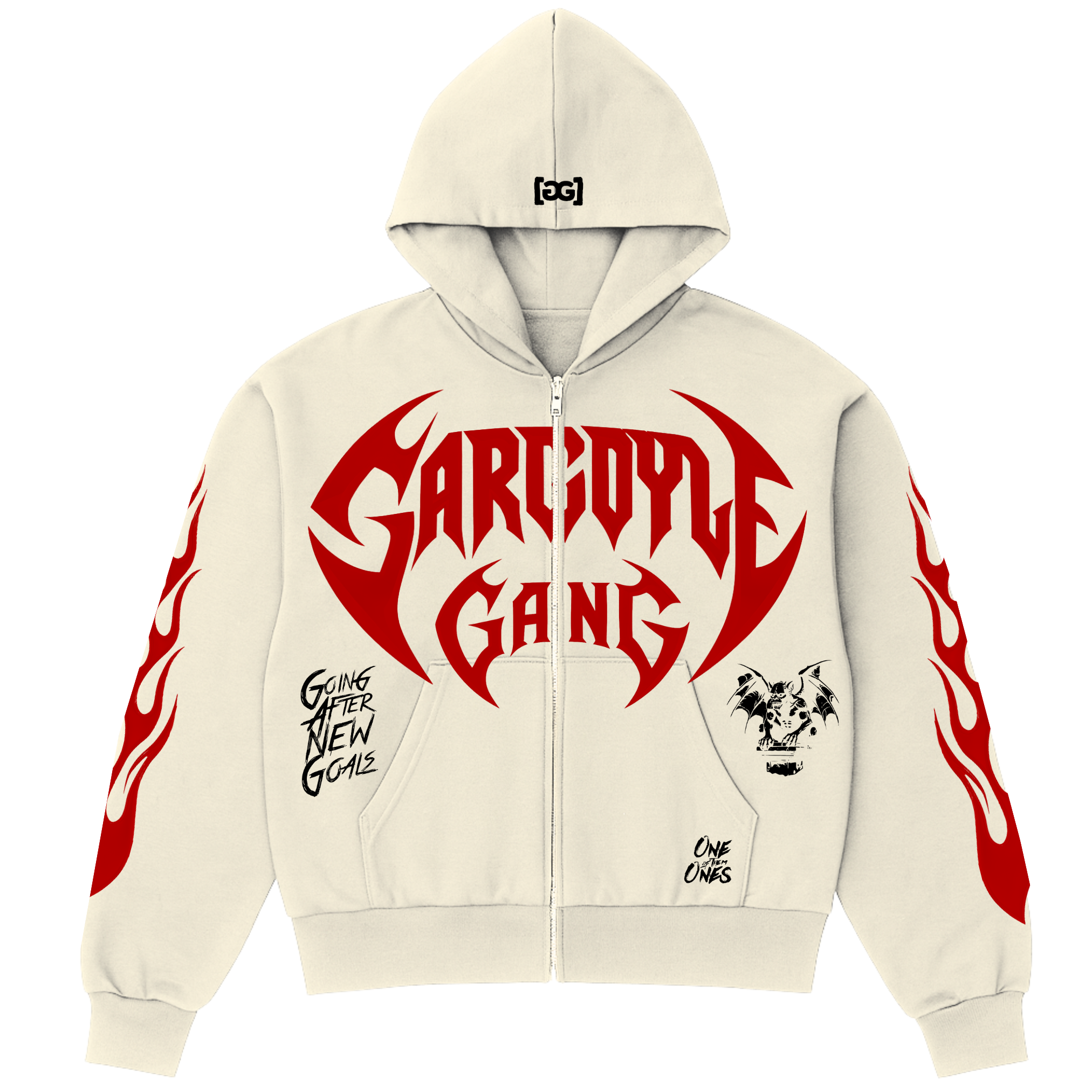 Gargoyle GANG Boxy Zip Up Hoodie