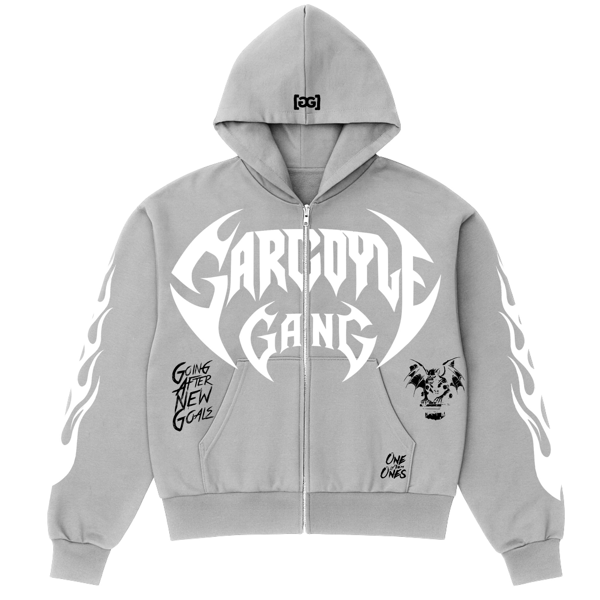 Gargoyle GANG Boxy Zip Up Hoodie