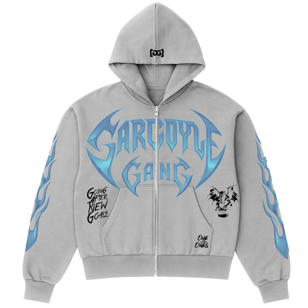 Gargoyle GANG Boxy Zip Up Hoodie
