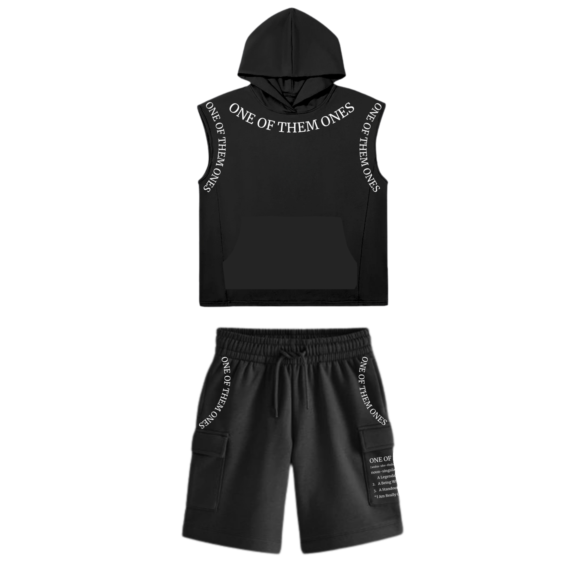 One Of Them Ones Sleeveless Hoodie Set