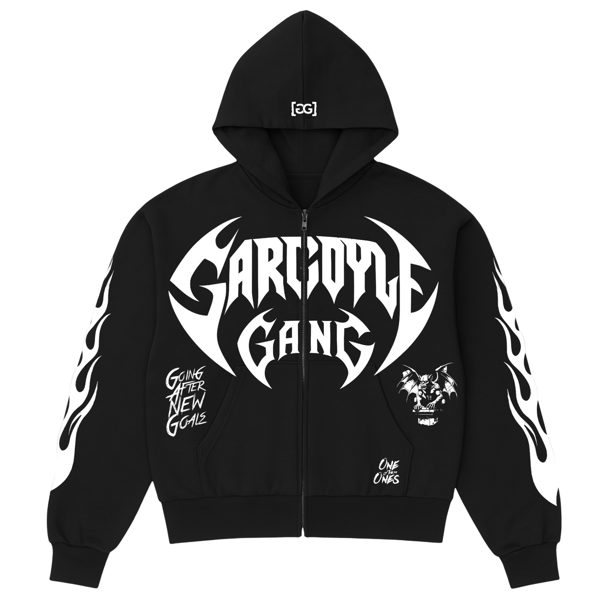 Gargoyle GANG Boxy Zip Up Hoodie