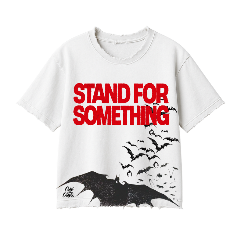 Stand For Something - Luxury Distressed Edge T-Shirt