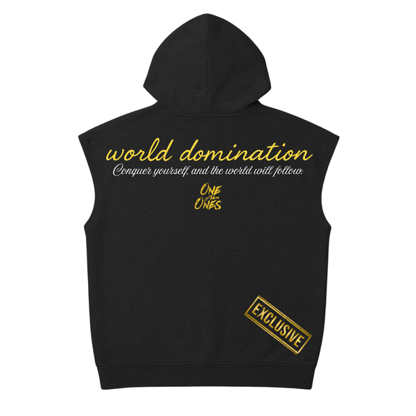 Organik Lyfestyle World Domination Sleeveless Hoodie