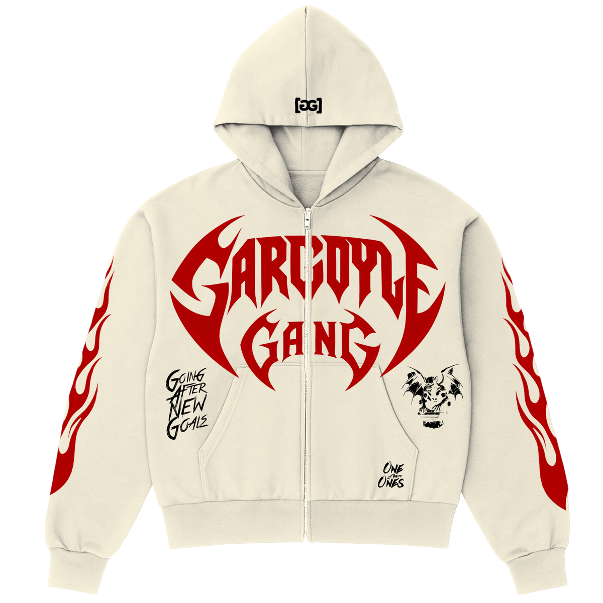 Gargoyle GANG Boxy Zip Up Hoodie