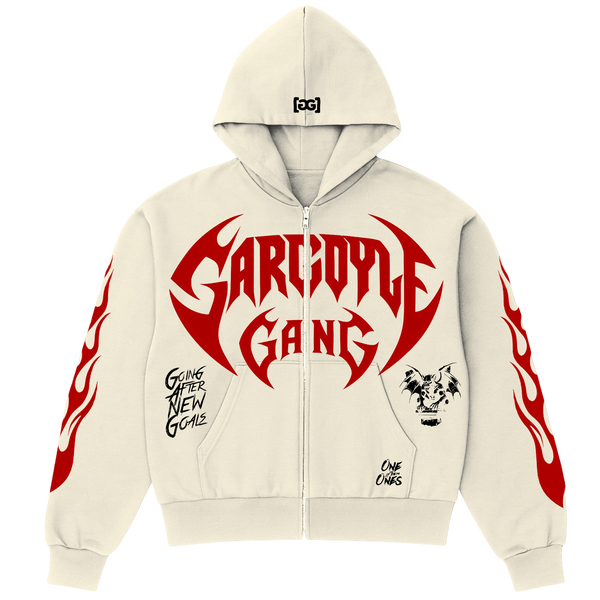 Gargoyle GANG Boxy Zip Up Hoodie