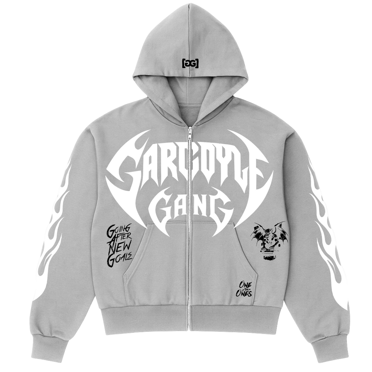 Gargoyle GANG Boxy Zip Up Hoodie