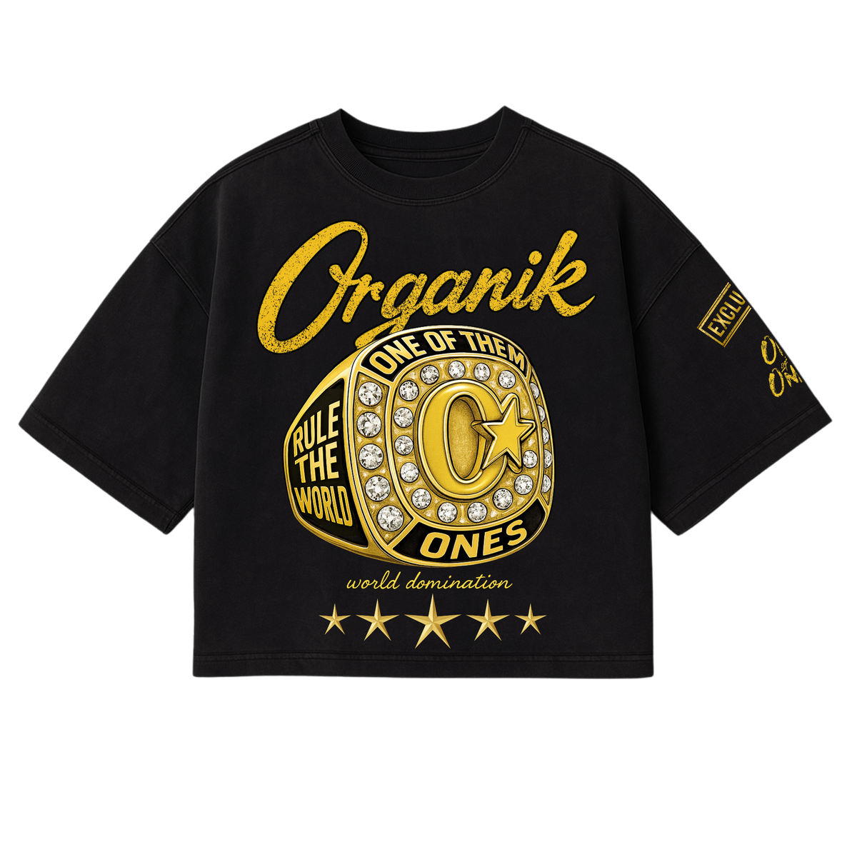 Organik Lyfestyle World Domination T-Shirt