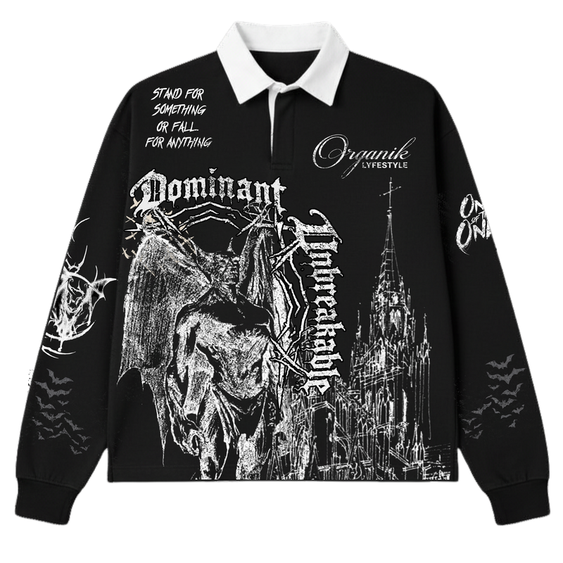 Unbreakable Long Sleeve Polo Sweatshirt