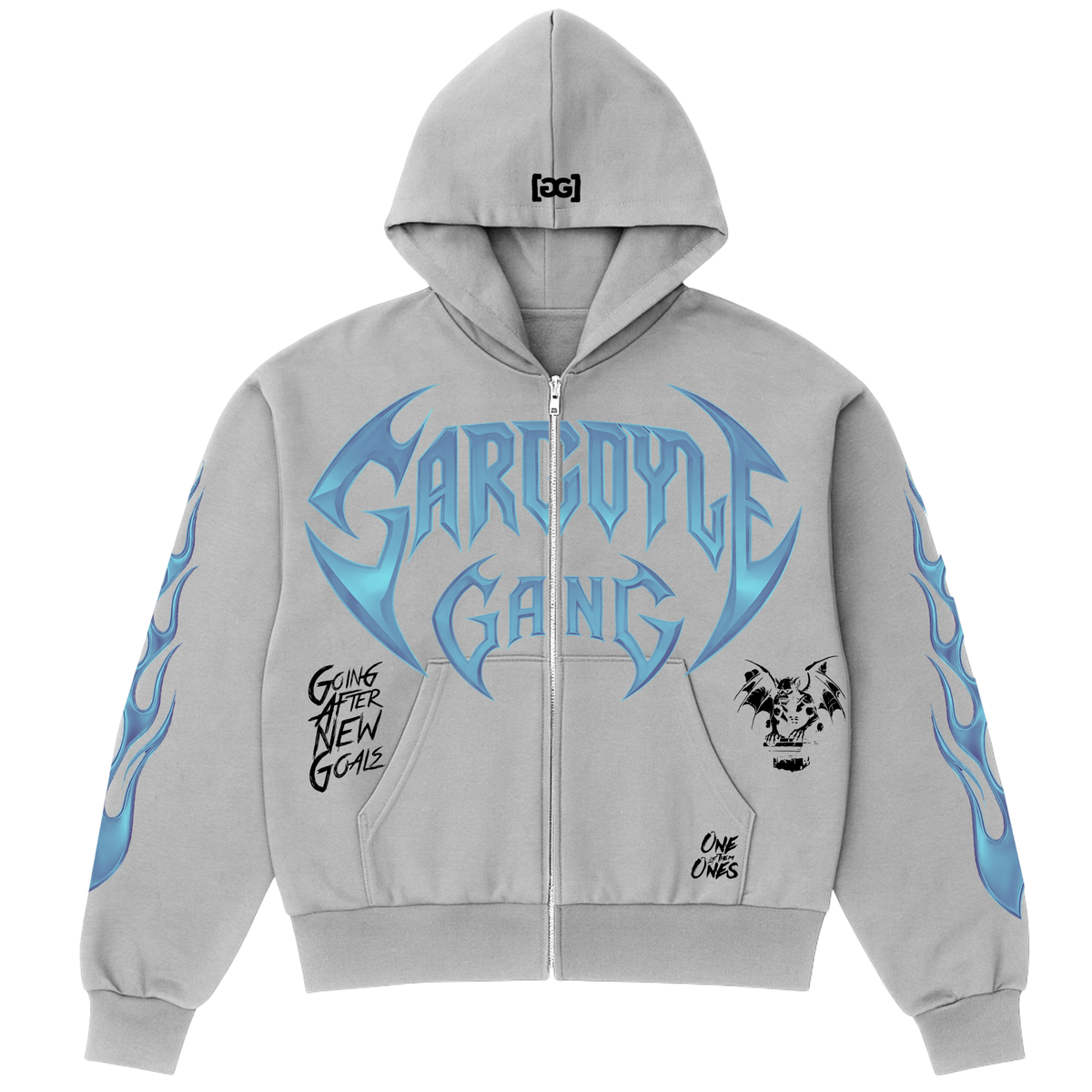 Gargoyle GANG Boxy Zip Up Hoodie