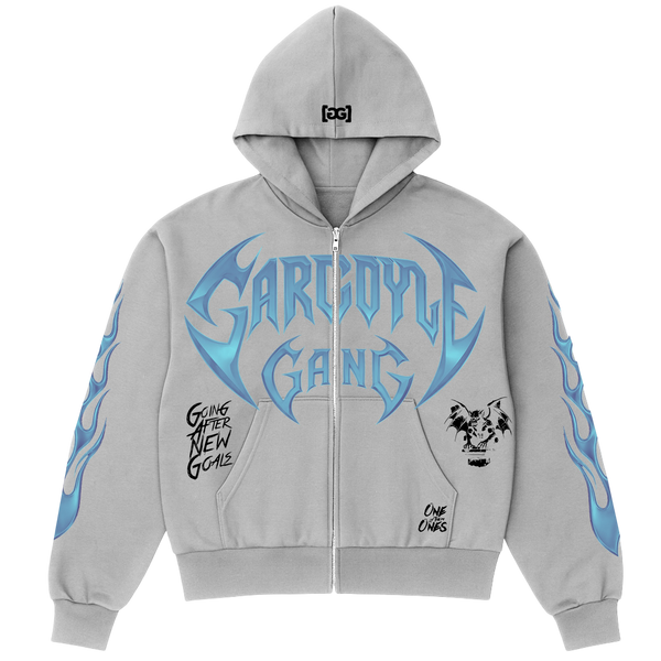 Gargoyle GANG Boxy Zip Up Hoodie