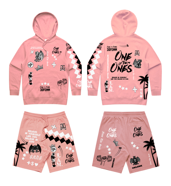 Organik Lyfestyle - All Around Set - Salmon Pink