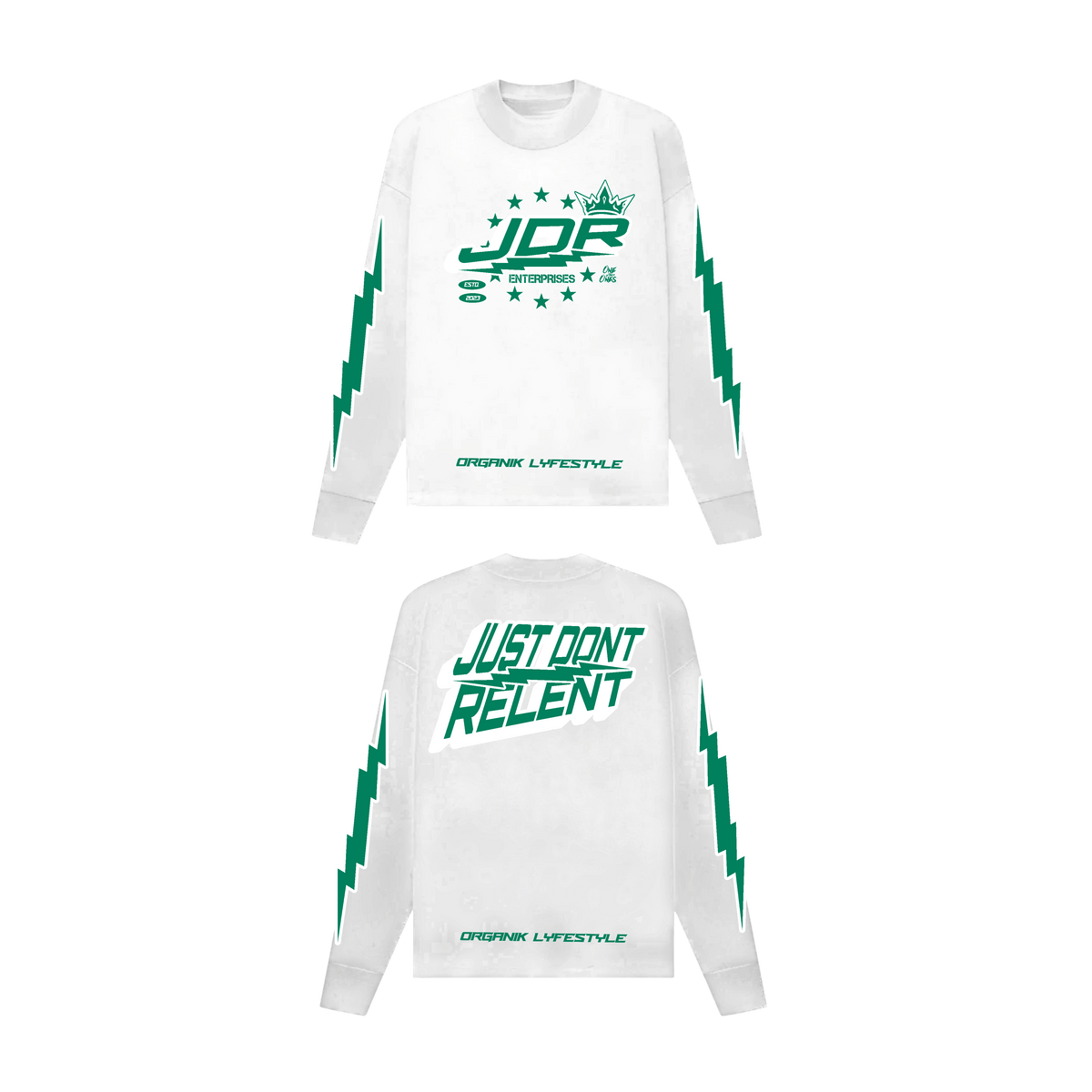 Organik Lyfestyle - JDR White Long Sleeve
