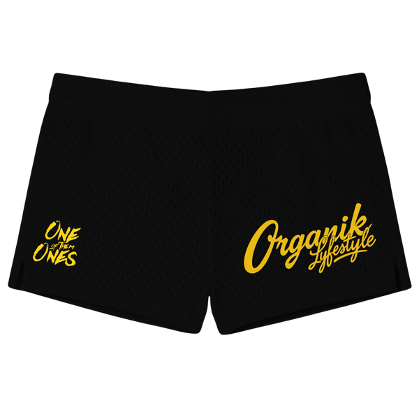 Organik Lyfestyle Woman’s Mesh Shorts - World Domination