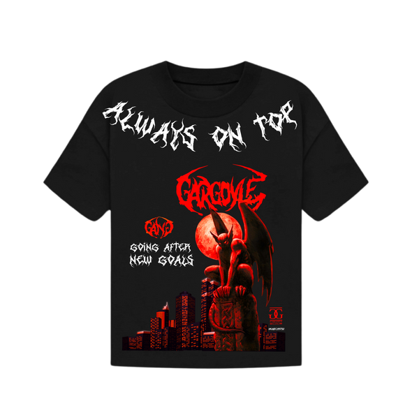 Organik Lyfestyle - Always On Top - Black T-Shirt