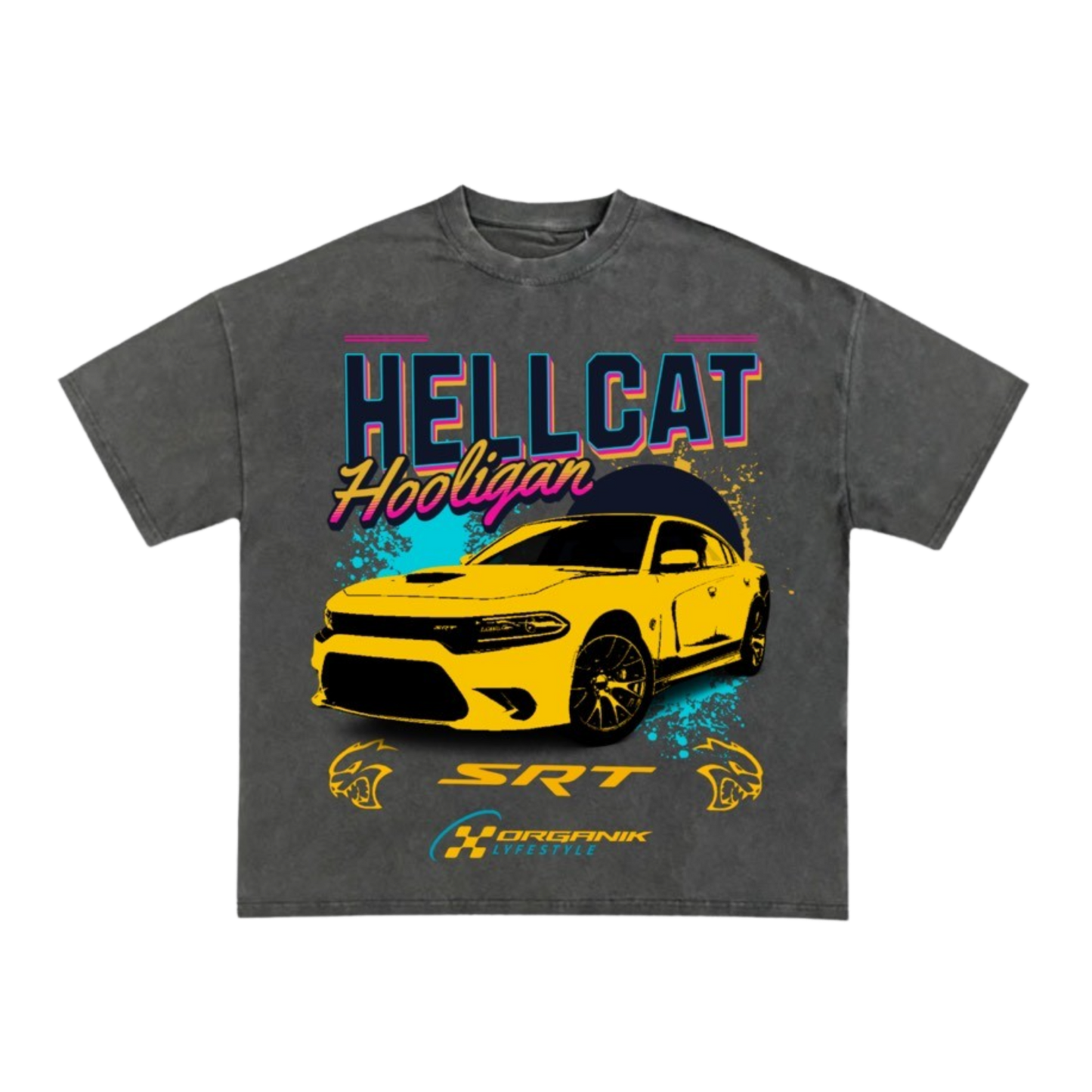 Organik Lyfestyle - Hellcat Hooligan T-Shirt - Grey