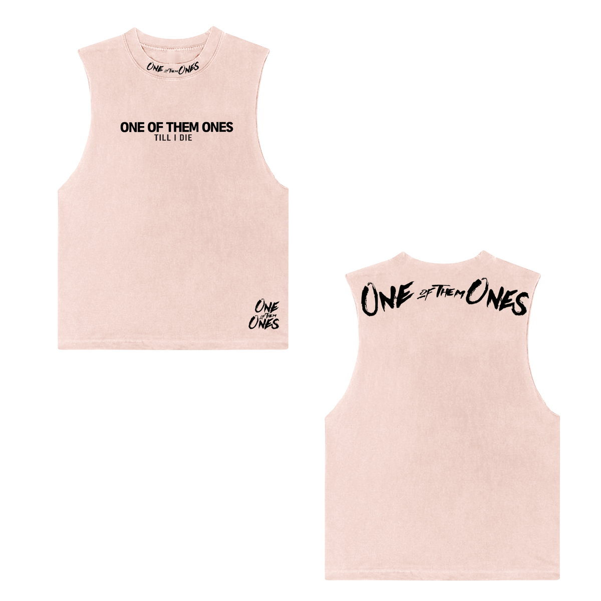 One Of Them Ones TIll I Die Pigment-Dyed Summer Cut Off