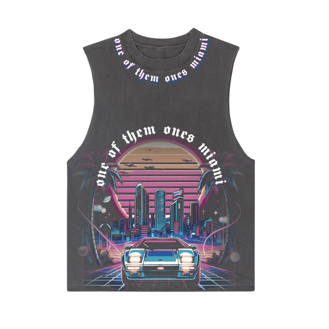 One Of Them Ones Miami Summer Cut Off