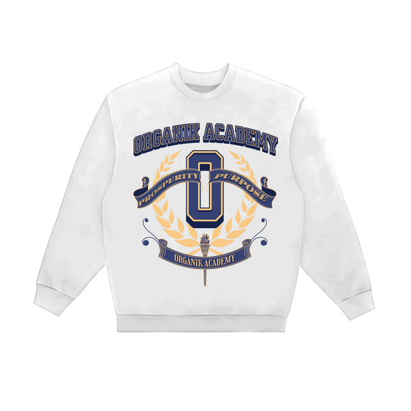 Organik Academy - Navy Gold Crew Neck