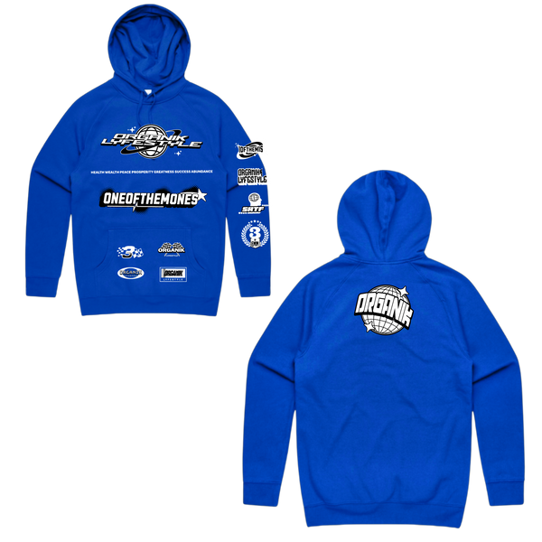 Organik Lyfestyle - Organik Sponsorship Hoodie - Blue