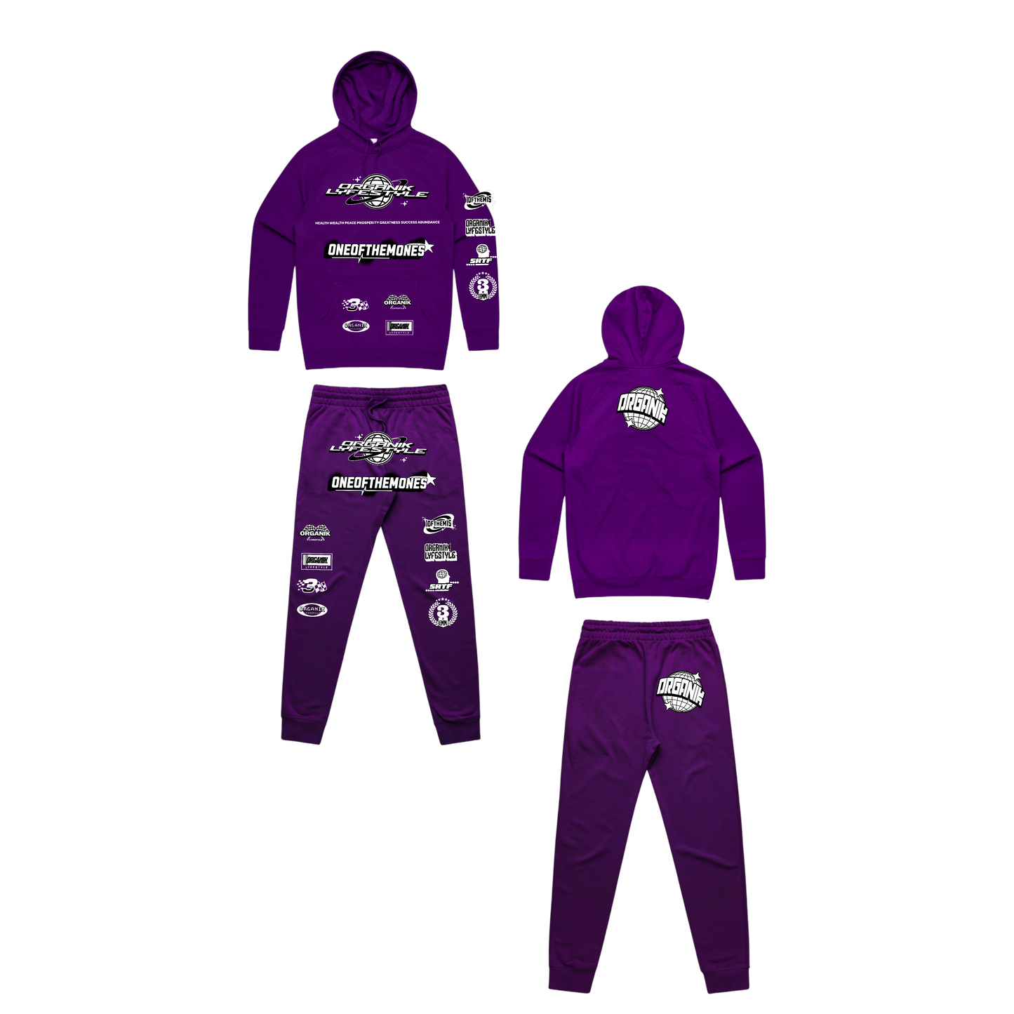 Organik Lyfestyle - Organik Sponsorship Set - Purple