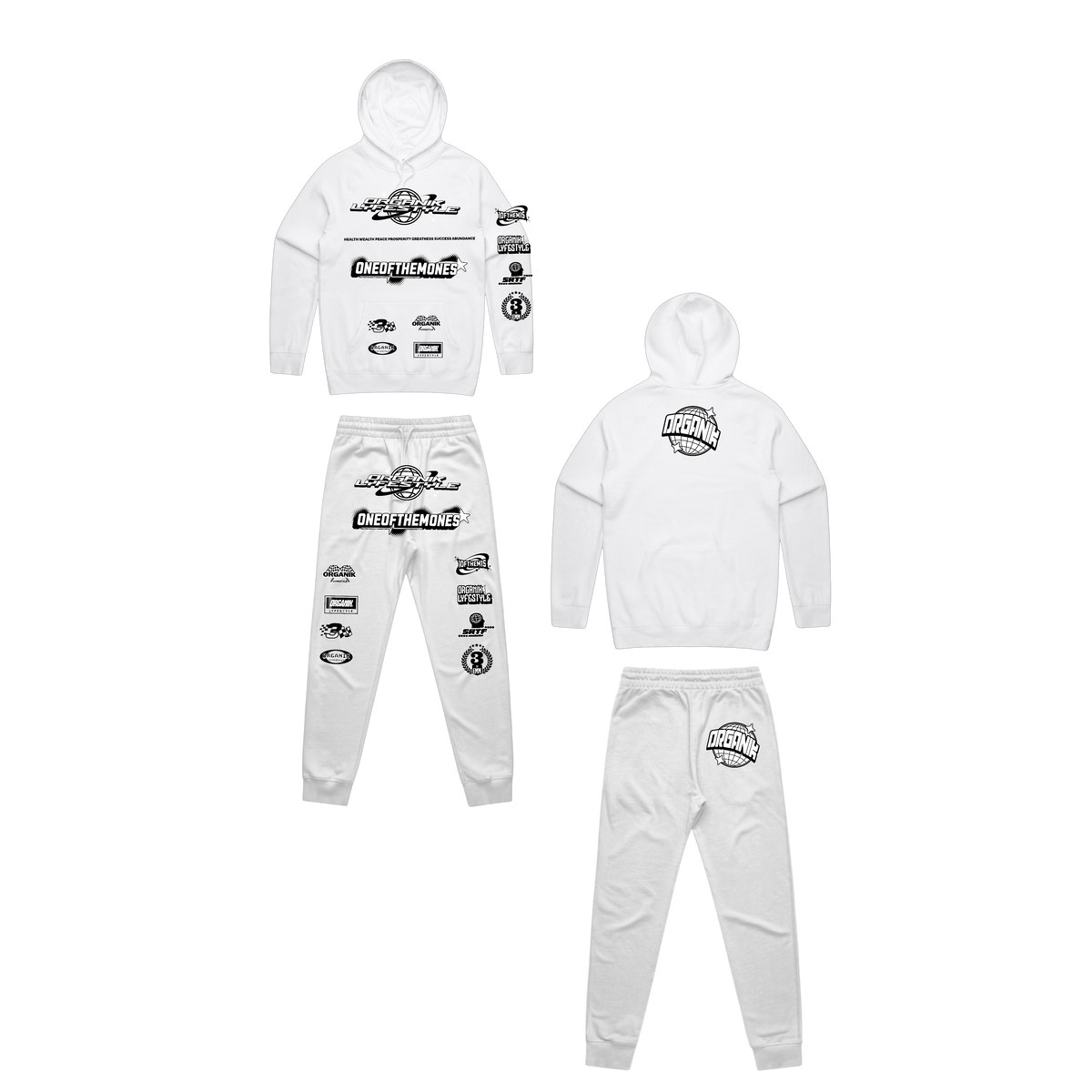 Organik Lyfestyle - Organik Sponsorship Set - White