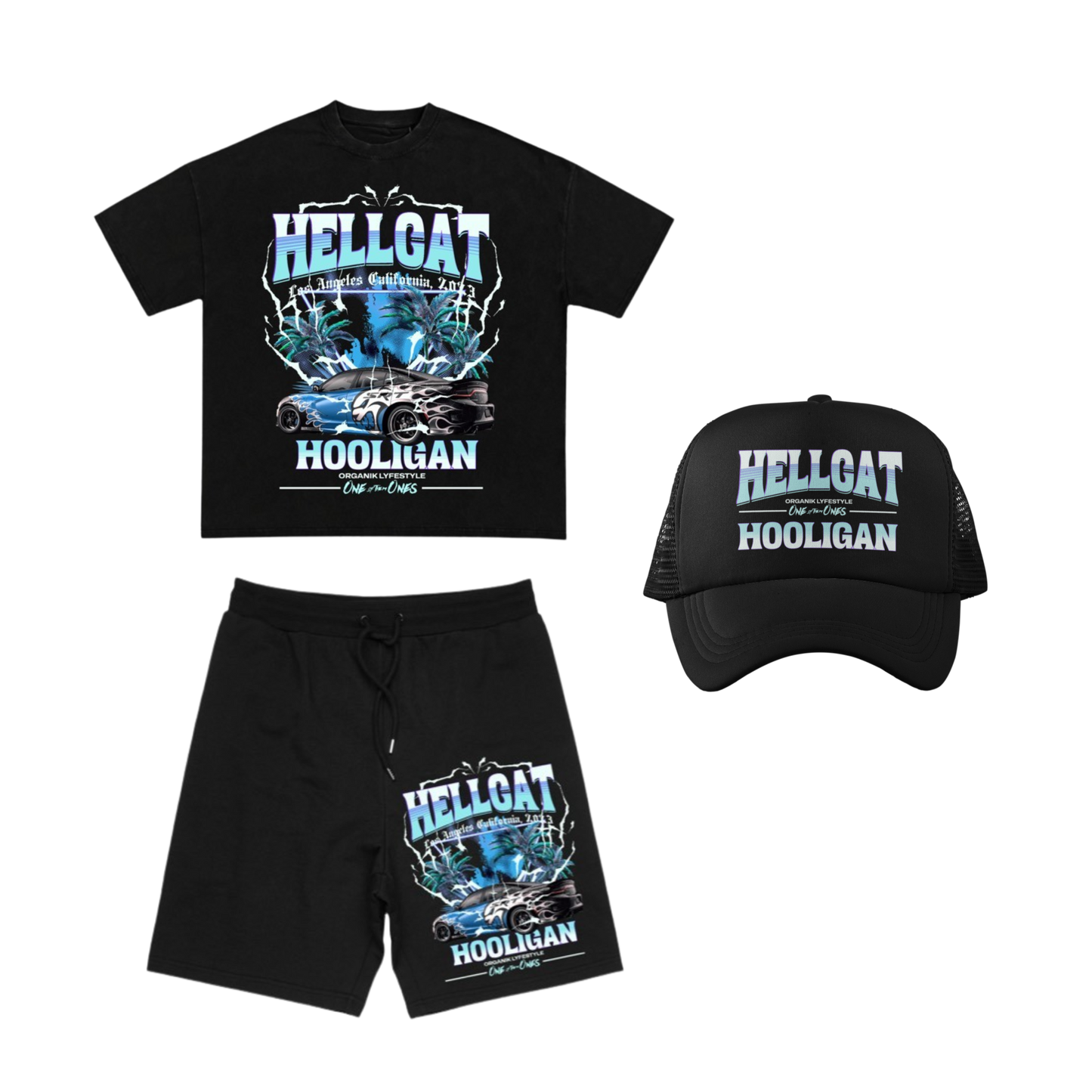 Organik Lyfestyle - Hellcat Hooligan Set - Black