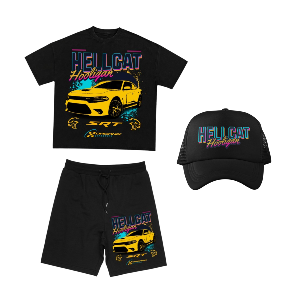 Organik Lyfestyle - Hellcat Hooligan Set - Black