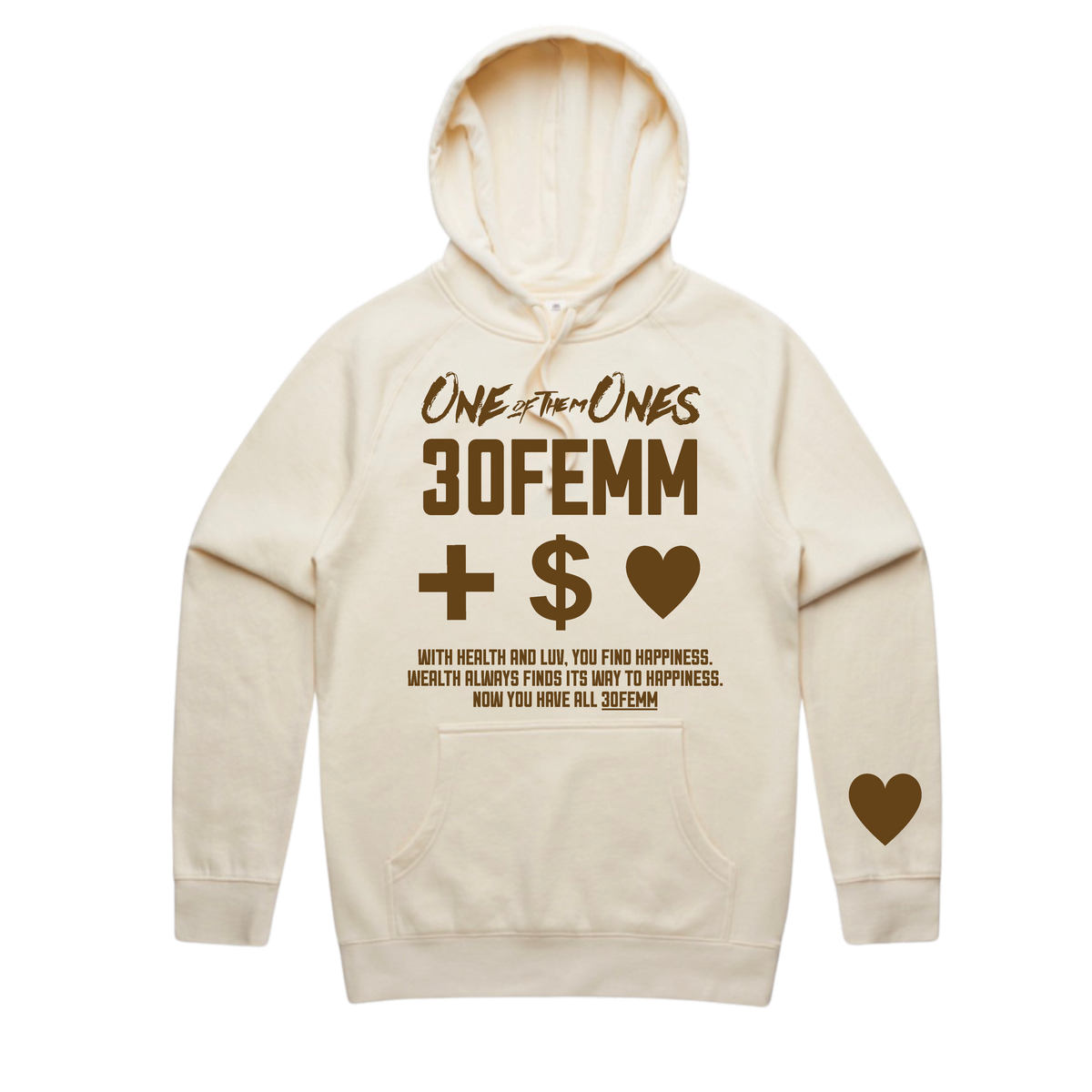 Organik Lyfestyle - 3OFEMM Tan SweatSuit