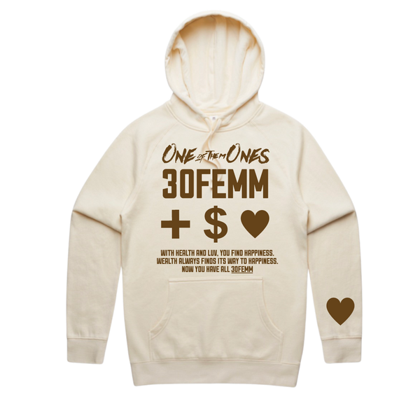 Organik Lyfestyle - 3OFEMM Tan Hoodie