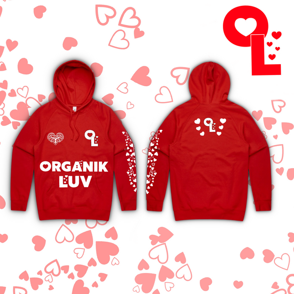 SOLD OUT - Organik Lyfestyle - Organik Luv - Red Sweats