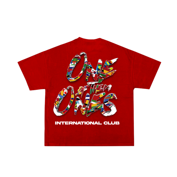 Organik Lyfestyle - 1OFTHEM1's International Club - Red T-Shirt