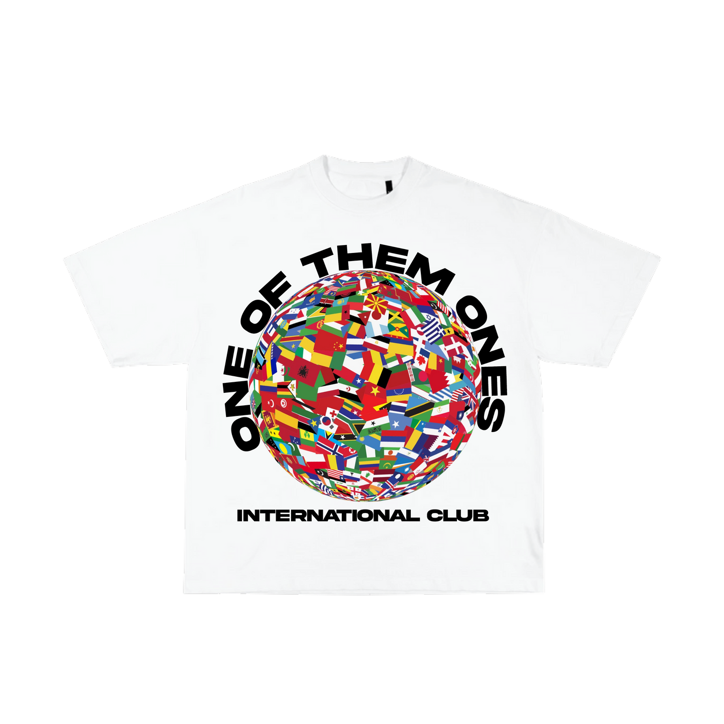 Organik Lyfestyle - 1OFTHEM1's International Club - White T-Shirt