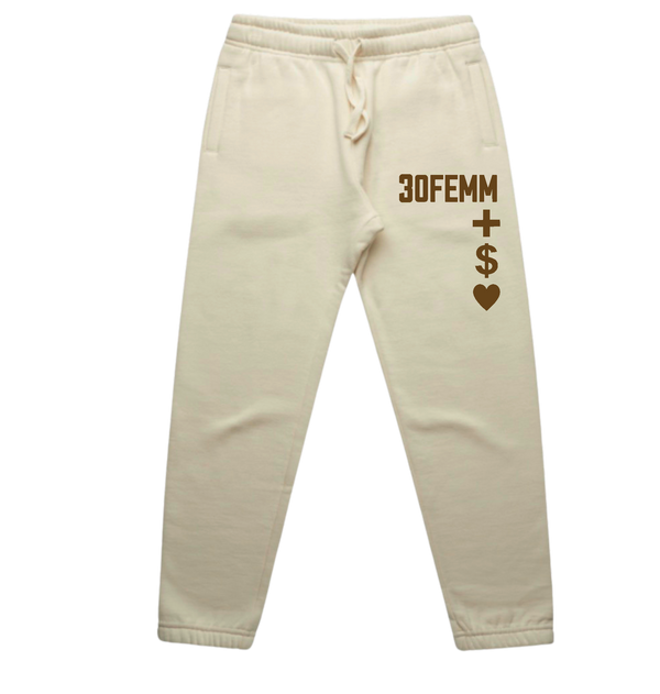 Organik Lyfestyle - 3OFEMM Tan Sweats