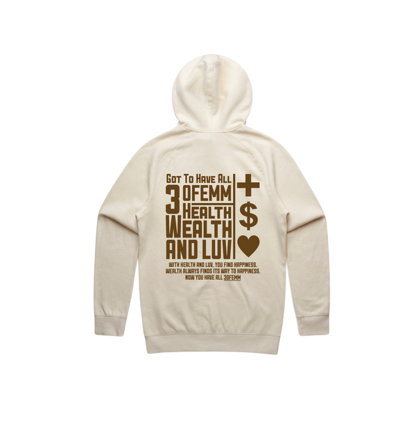 Organik Lyfestyle - 3OFEMM Tan SweatSuit