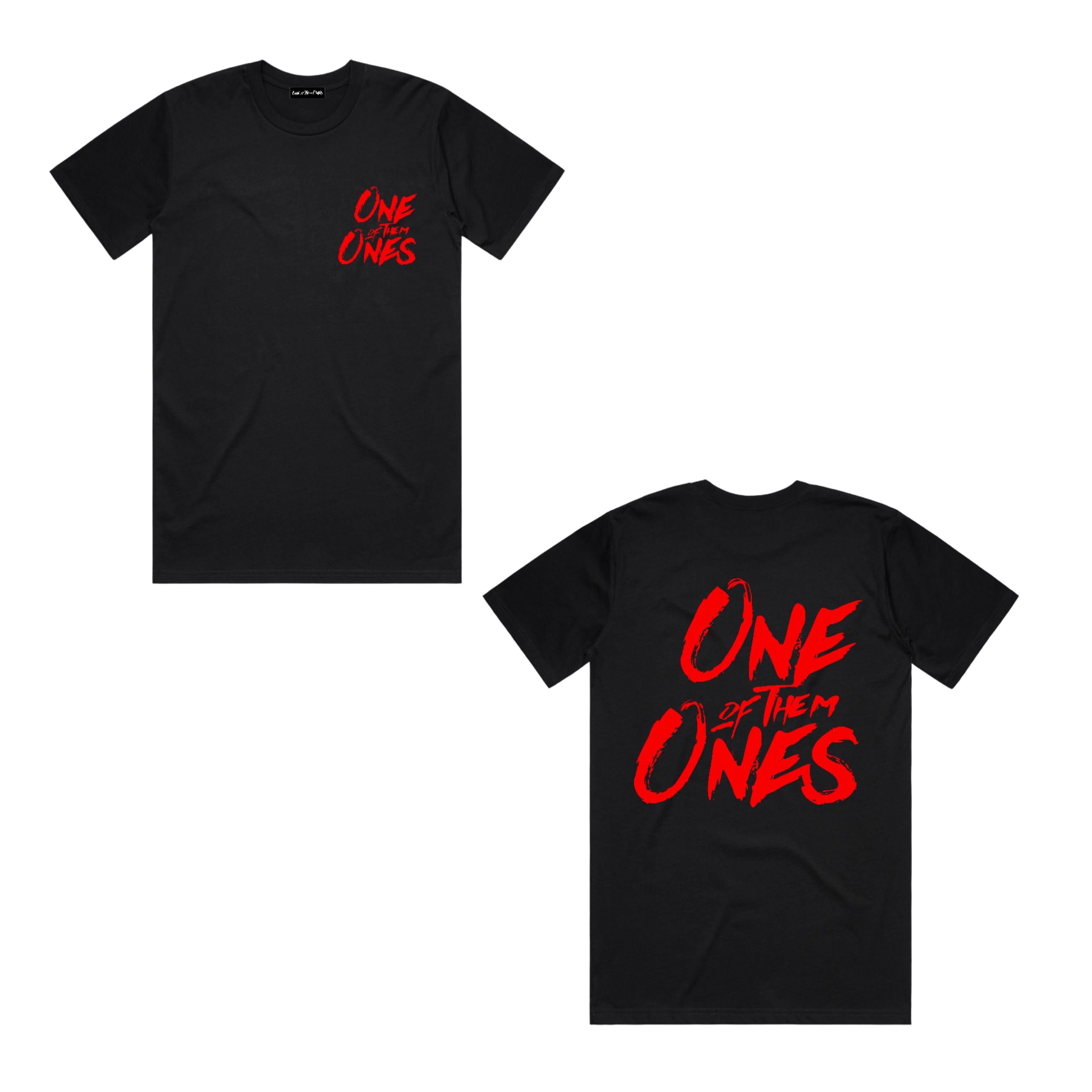 Organik Lyfestyle - 1OfThem1's OG Black/Red T-Shirt