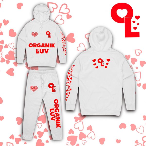 SOLD OUT - Organik Lyfestyle - Organik Luv - Red Sweats
