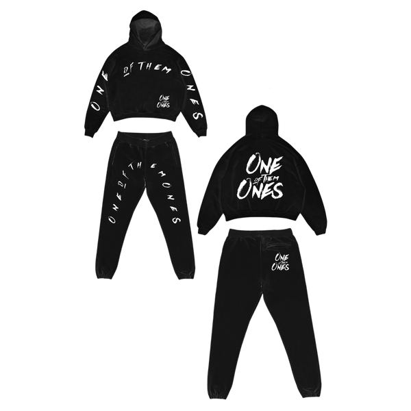Organik Lyfestyle - 1OFTHEM1's Full Understanding Black SweatSuit Set