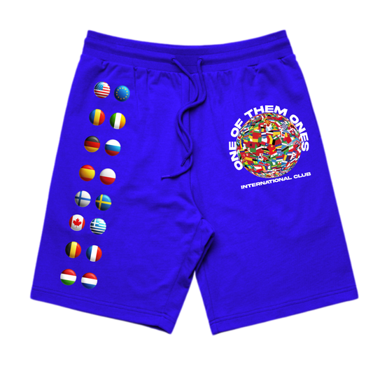 Organik Lyfestyle - 1OFTHEM1's International Club - Blue Shorts